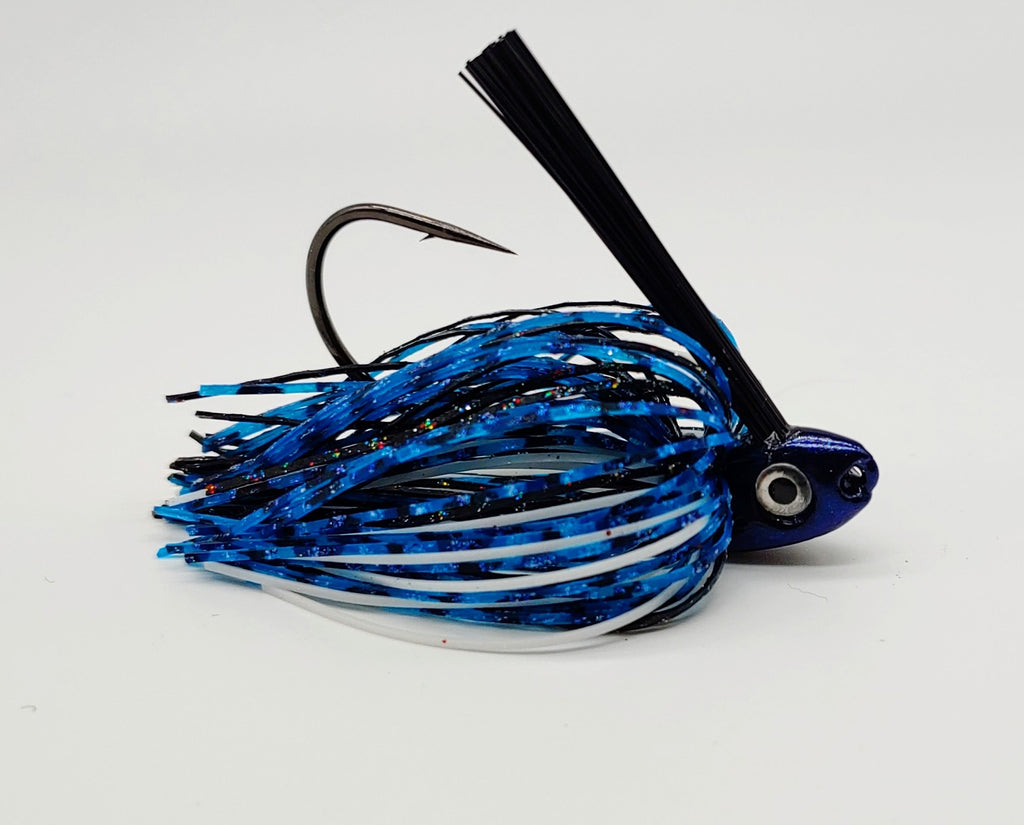 C-4 Swim Jig - Cosmic Blue Shad - T&T Tackle