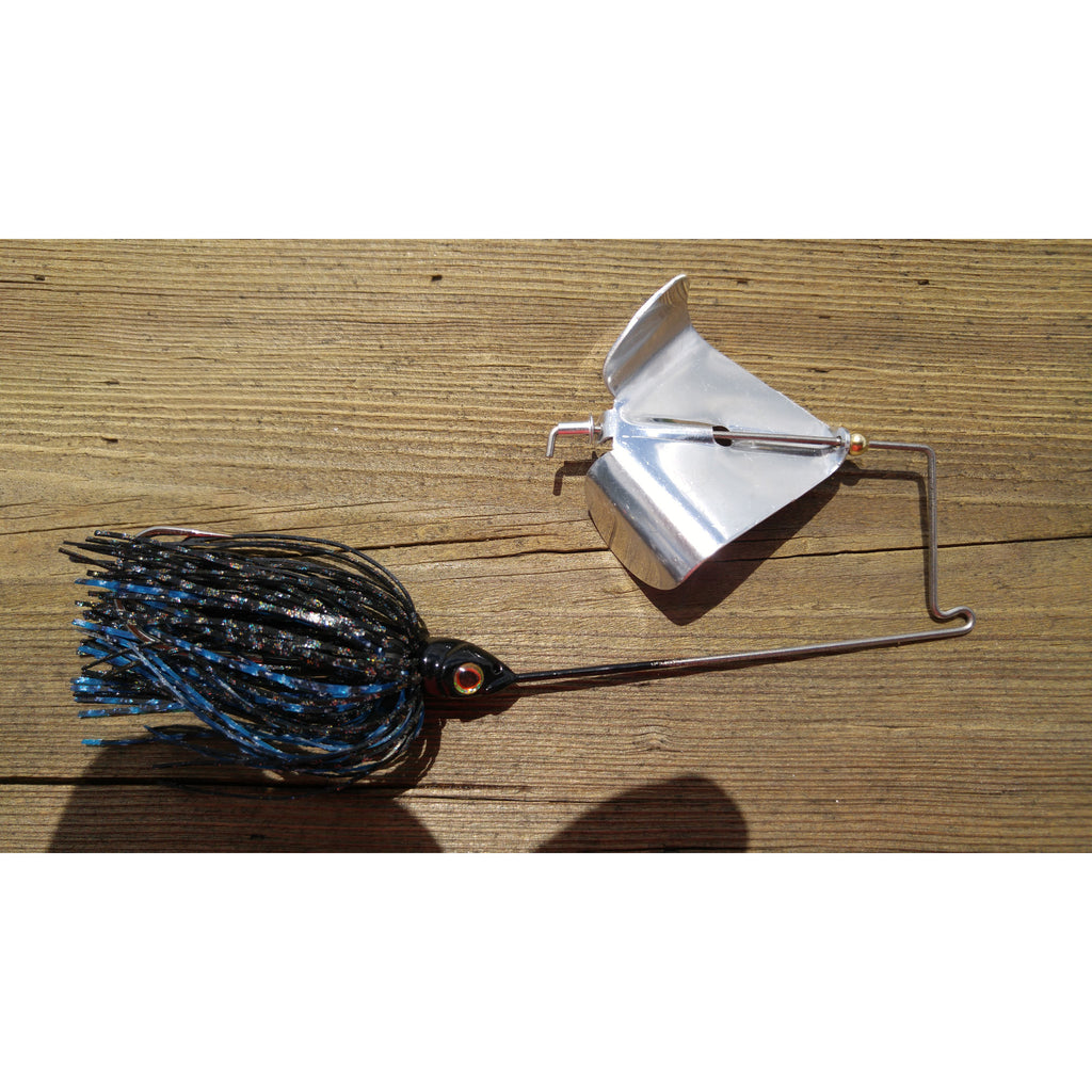 CrossFire Buzzbait - Cosmic Black & Blue - T&T Tackle