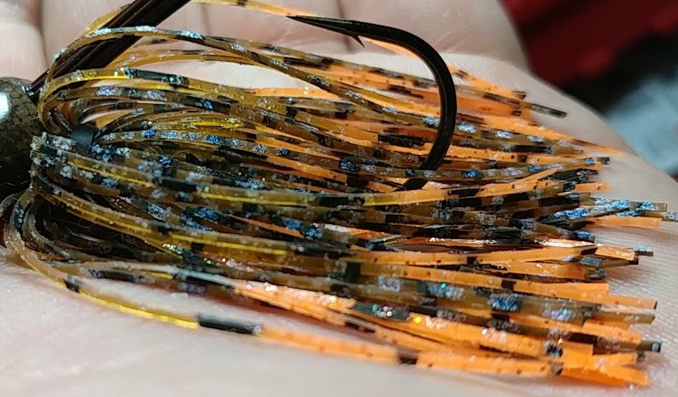 DepthCharge Skippin' Jig - Hot Craw - T&T Tackle
