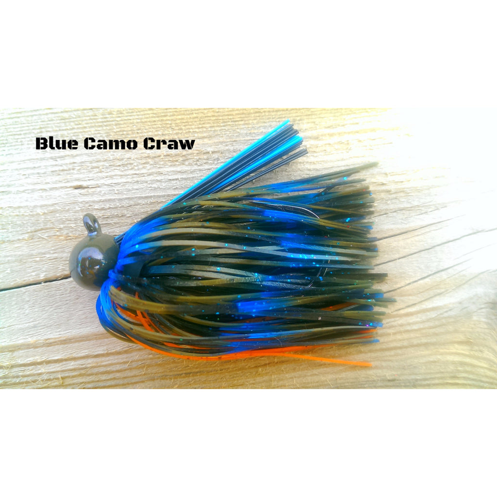 BackDraft Football Jig - Blue Camo Craw - T&T Tackle