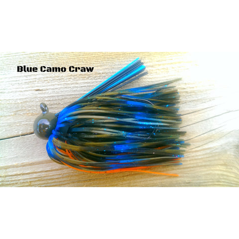 BackDraft Football Jig - Blue Camo Craw - T&T Tackle