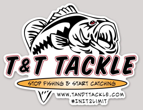 T&T Tackle Die Cut Decal 8x6 - T&T Tackle