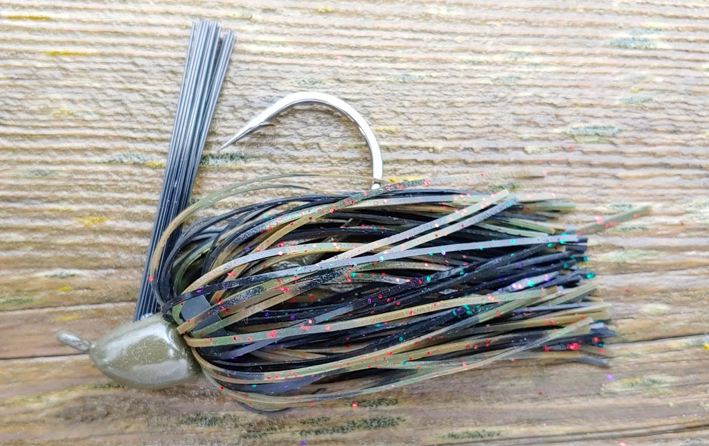 DepthCharge Finesse Flipping Jig - Spicy Avocado - T&T Tackle