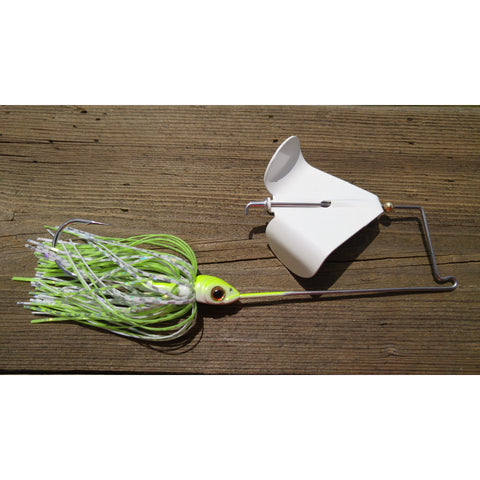 CrossFire Buzzbait - White/Chartreuse - T&T Tackle
