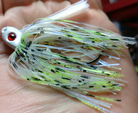 C-4 Swim Jig - Chartreuse Shiner - T&T Tackle