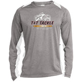T&T Tackle - Long Sleeve Heather Colorblock Performance Tee